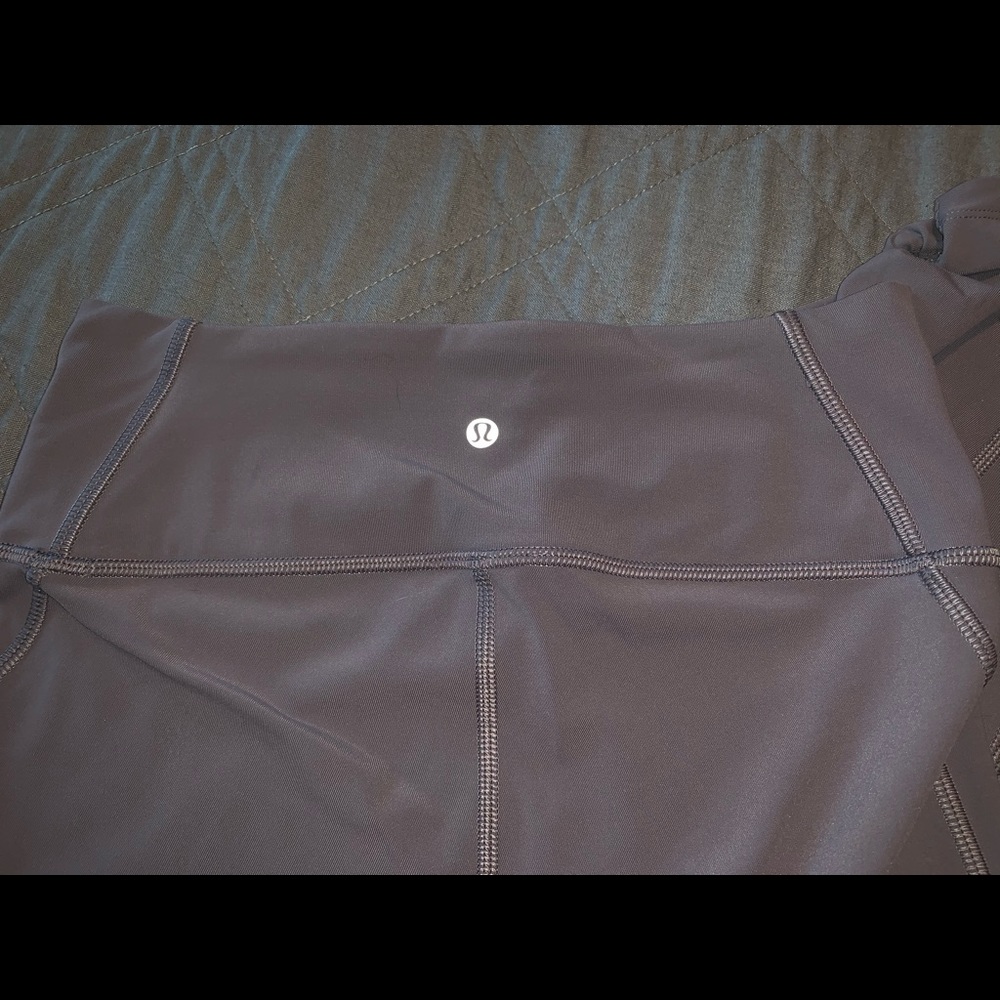 Slate Grey Cropped Leggings